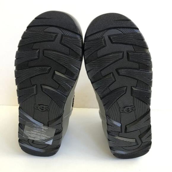 UGG RAINCLOUD BLACK WATERPROOF RUBBER RAIN BOOTS US 7 / EU 38 / UK 5 new - Picture 3 of 7